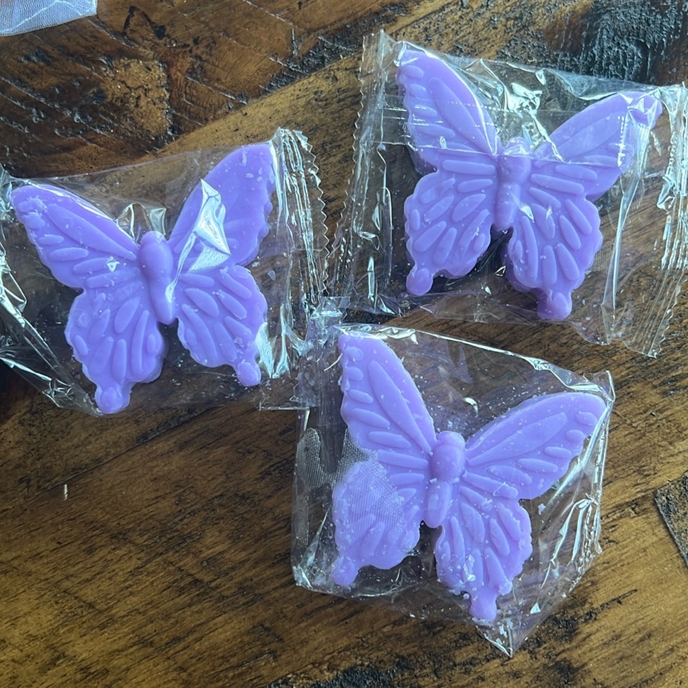 Butterfly hand soap bar